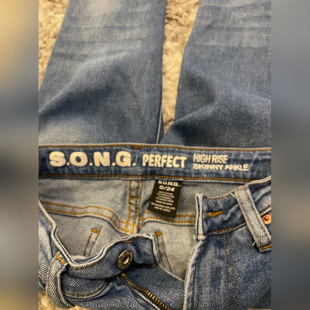 Song high rise skinny Jean size 0/2